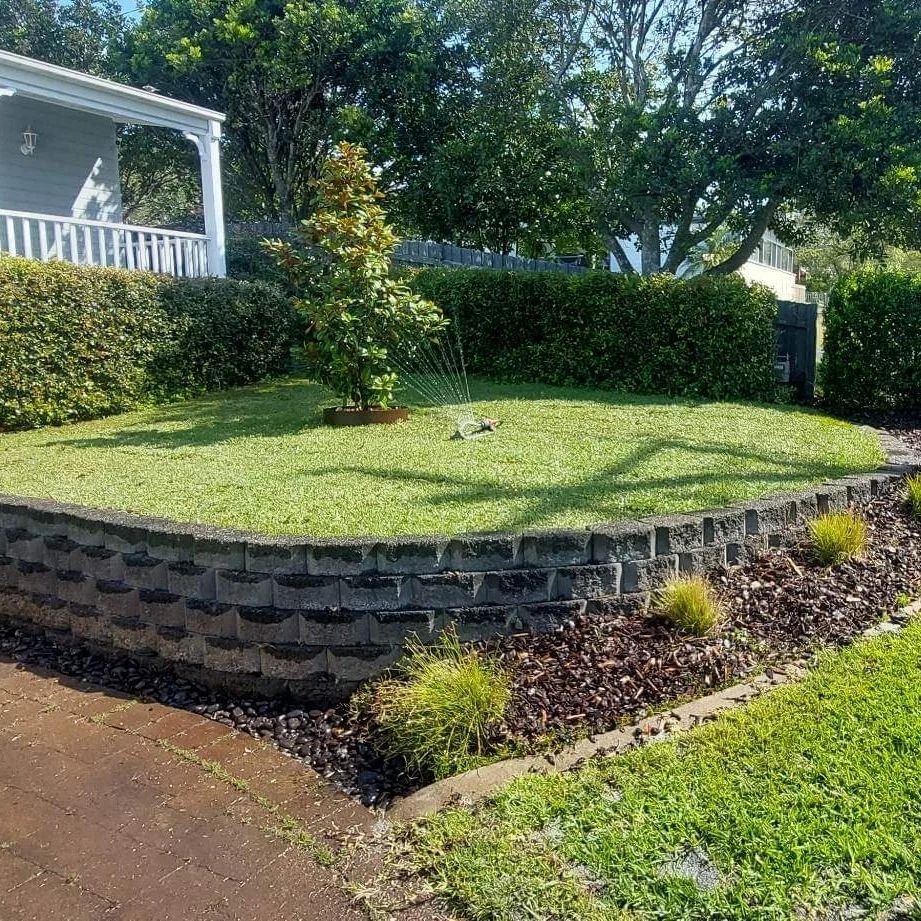 lawn and garden maintenance after photo