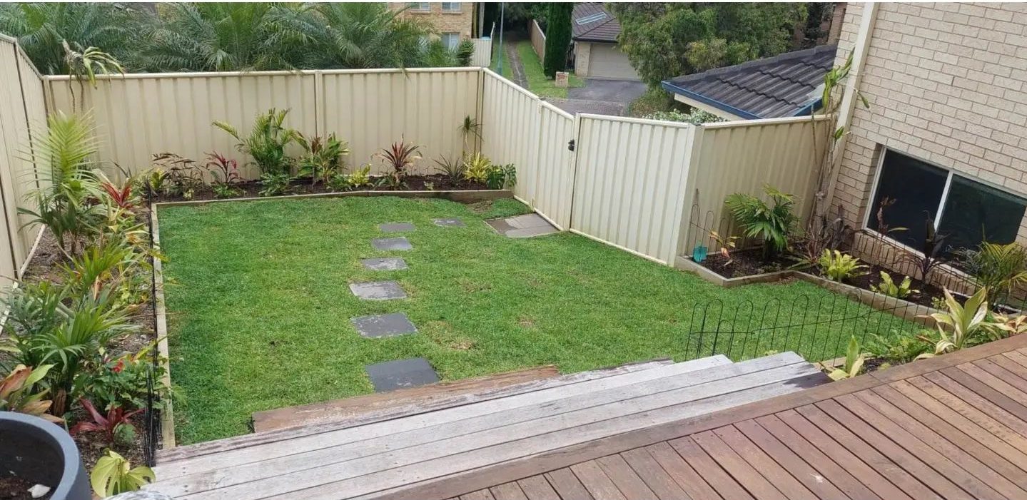 garden makeover after photo from flame tree garden care